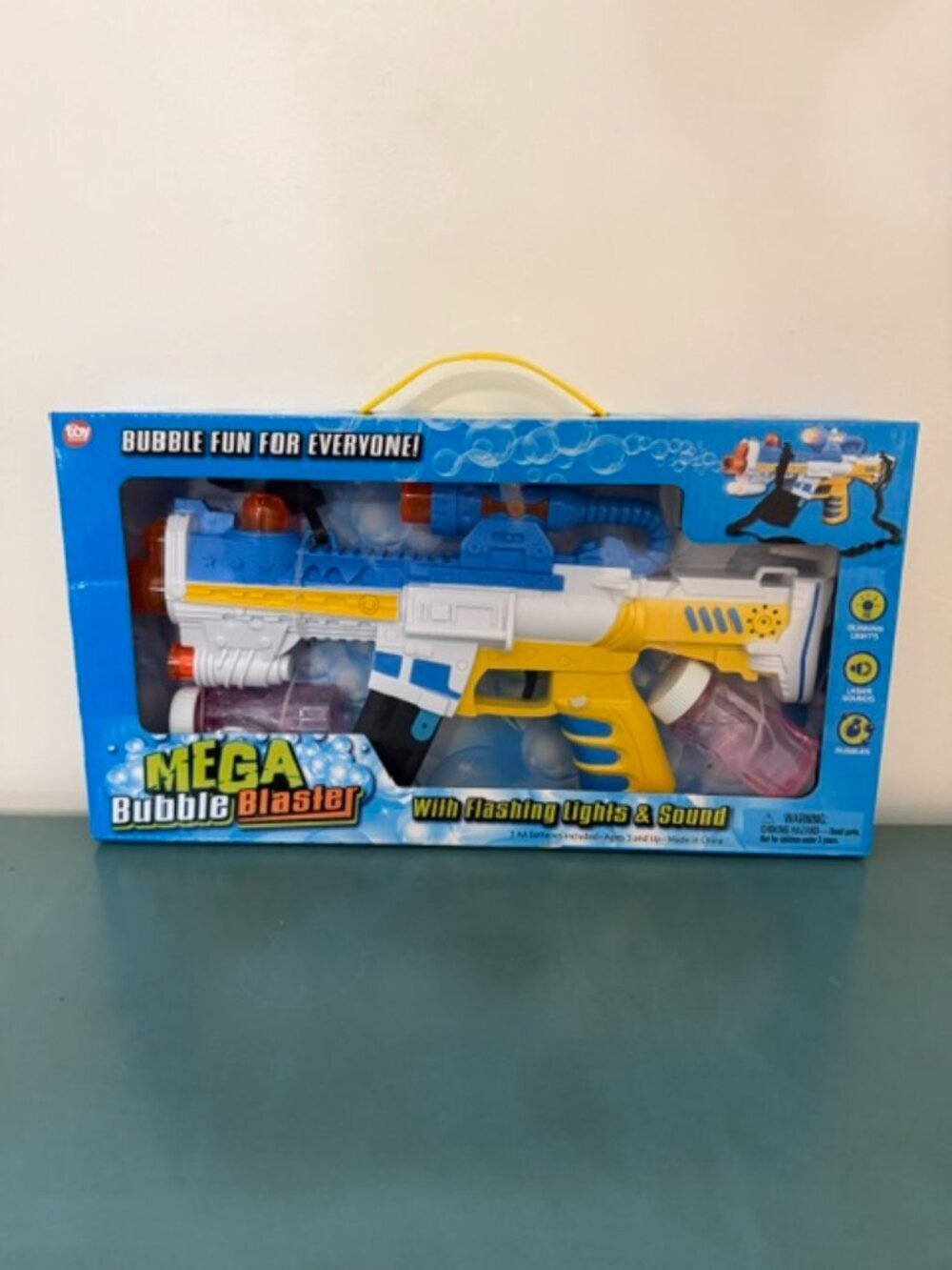 Mega Bubble Blaster w/ Lights Sounds & Bubbles Summertime Fun